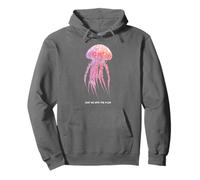 Awesome Cute Underwater Fish Sea Just Go with Flow Jellyfish Sweat à Capuche