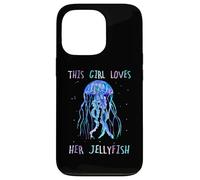 Awesome Cute Underwater This Girl Loves Her Jellyfish Coque pour iPhone 13 Pro