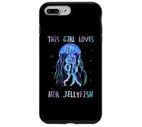 Awesome Cute Underwater This Girl Loves Her Jellyfish Coque pour iPhone 7 Plus/8 Plus