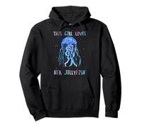Awesome Cute Underwater This Girl Loves Her Jellyfish Sweat à Capuche