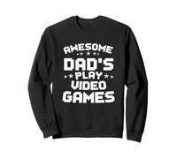 Awesome Dads Play Video Games Fathers Day Gamer Dad Father Sweatshirt