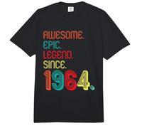 Awesome Epic Legend Since 1964 62 Years Old 62nd Birthday Comfort Colors Adult Heavyweight T-Shirt