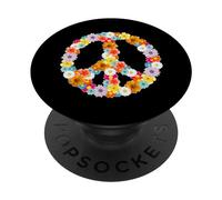 Awesome Flower Power I Hippie I Peace Sign PopSockets PopGrip Adhésif