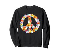 Awesome Flower Power I Hippie I Peace Sign Sweatshirt