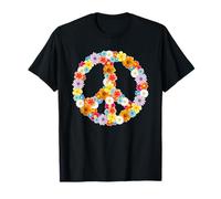 Awesome Flower Power I Hippie I Peace Sign T-Shirt