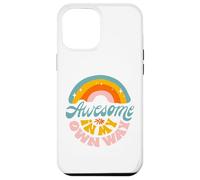 Awesome In My Own Way, arc-en-ciel, neurodiversité, autisme Coque pour iPhone 12 Pro Max