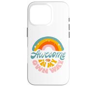 Awesome In My Own Way, arc-en-ciel, neurodiversité, autisme Coque pour iPhone 16 Pro