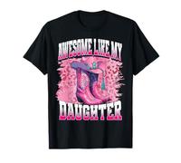 Awesome Like My Daughter Western Rodeo Cowgirls T-Shirt