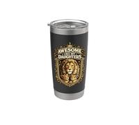 Awesome Like My Daughters Family Lion Graphic Lionnes Gobelet isotherme en acier inoxydable double paroi