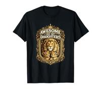 Awesome Like My Daughters Family Lion Graphic Lionnes T-Shirt