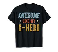 Awesome Like My G-Hero Fête des Pères Rétro Grandpa T-Shirt