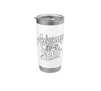Awesome Like My Sons Gobelet isotherme en acier inoxydable double paroi