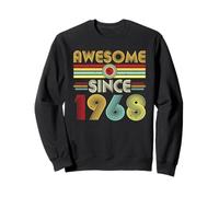 Awesome Since 1968 Classic Year Birth of Birthday Vintage Sweatshirt