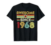 Awesome Since 1968 Classic Year Birth of Birthday Vintage T-Shirt