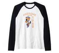 Awesome Since 1968 - Ours amusant - Idée cadeau pour la maternelle Manche Raglan