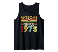 Awesome Since 1975 Classic Year Birth of Birthday Vintage Débardeur