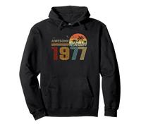 Awesome Since 1977 Men Women Birth of Birthday Years Vintage Sweat à Capuche