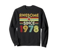 Awesome Since 1978 Classic Year Birth of Birthday Vintage Sweatshirt