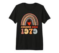 Awesome Since 1979 47th Birthday Boho Rainbow 47 Years Old T-Shirt Haut de Gamme