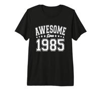 Awesome Since 1985 Anniversaire Awesome Année 1985 T-Shirt Haut de Gamme