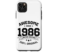 Awesome Since 1986 - Anniversaire Année de Naissance Collège Université Coque pour iPhone 11 Pro Max