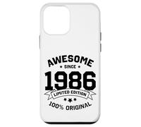 Awesome Since 1986 - Anniversaire Année de Naissance Collège Université Coque pour iPhone 12 Mini