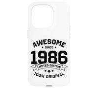 Awesome Since 1986 - Anniversaire Année de Naissance Collège Université Coque pour iPhone 15 Pro