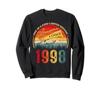 Awesome Since 1998 Vintage Style Born in 1998 Birthday Mens Sweatshirt
