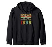 Awesome Since 1999 Classic Year Birth of Birthday Vintage Sweat à Capuche