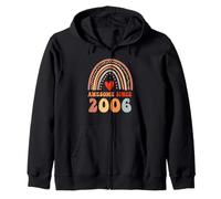 Awesome Since 2006 20th Birthday Boho Rainbow 20 Years Old Sweat à Capuche