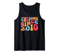 Awesome Since 2010 16 Years Old Retro Vintage 16th Birthday Débardeur