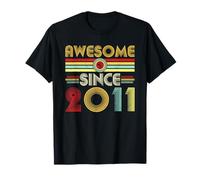 Awesome Since 2011 Classic Year Birth of Birthday Vintage T-Shirt