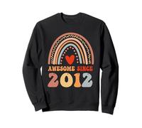 Awesome Since 2012 14th Birthday Boho Rainbow 14 Years Old Sweatshirt