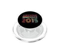 Awesome Since 2015 11e Anniversaire rétro Vintage garçons Filles PopSockets PopGrip pour MagSafe