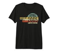 Awesome Since Avril 2005 Anniversaire Légendaire Depuis Avril T-Shirt Haut de Gamme