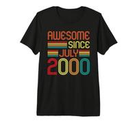 Awesome Since July 2000 Vintage 26th Birthday 26 Years Old T-Shirt Haut de Gamme
