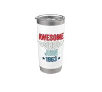 Awesome Since June 1963 Gobelet isotherme en acier inoxydable double paroi