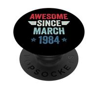 Awesome Since March 1984 PopSockets PopGrip Adhésif