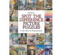 Awesome Spot the Difference Picture Puzzles in the style of Impressionism: Find the differences in 55 unique images