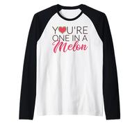 Awesome Summer Fruits You're One in a Melon Watermelon Manche Raglan