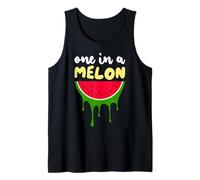 Awesome Summer Pet Cat Fruits One in a Melon Watermelon Débardeur