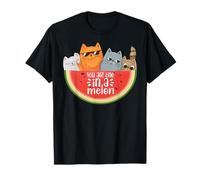 Awesome Summer Pet Cat Fruits One in a Melon Watermelon T-Shirt