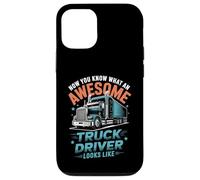 Awesome Truck Driver Looks Like Funny Trucking Big Rig Coque pour iPhone 12/12 Pro