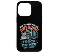 Awesome Truck Driver Looks Like Funny Trucking Big Rig Coque pour iPhone 13 Pro