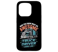 Awesome Truck Driver Looks Like Funny Trucking Big Rig Coque pour iPhone 15 Pro