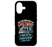 Awesome Truck Driver Looks Like Funny Trucking Big Rig Coque pour iPhone 17