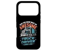 Awesome Truck Driver Looks Like Funny Trucking Big Rig Coque pour iPhone 17 Pro