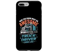 Awesome Truck Driver Looks Like Funny Trucking Big Rig Coque pour iPhone 7 Plus/8 Plus
