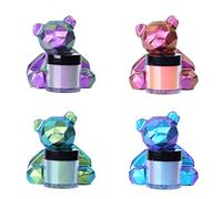 Awesomeonei 4 Boîte/Set Résine Caméléon Poudre Color Shift Mica Poudre pour Résine Epoxy Color Shifting Pigment Poudre pour Peinture 4#