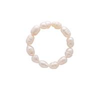 Awesomeonei Élastique Perle Perlée Anneaux pour Femmes Filles Micro Réglable Extensible Anneaux D'empilage Saint Valentin Cadeau pour Petite Amie